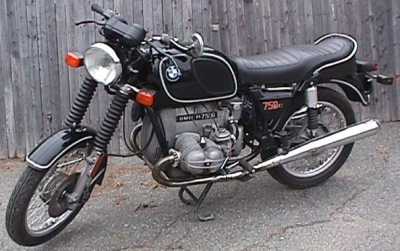 1975 BMW R75/6 motorcycle